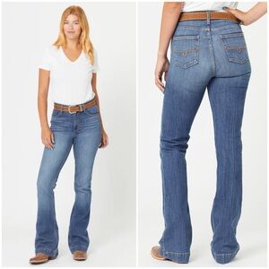 Kimes Ranch Women's Jennifer Mid Wash Flare Jeans Size 8